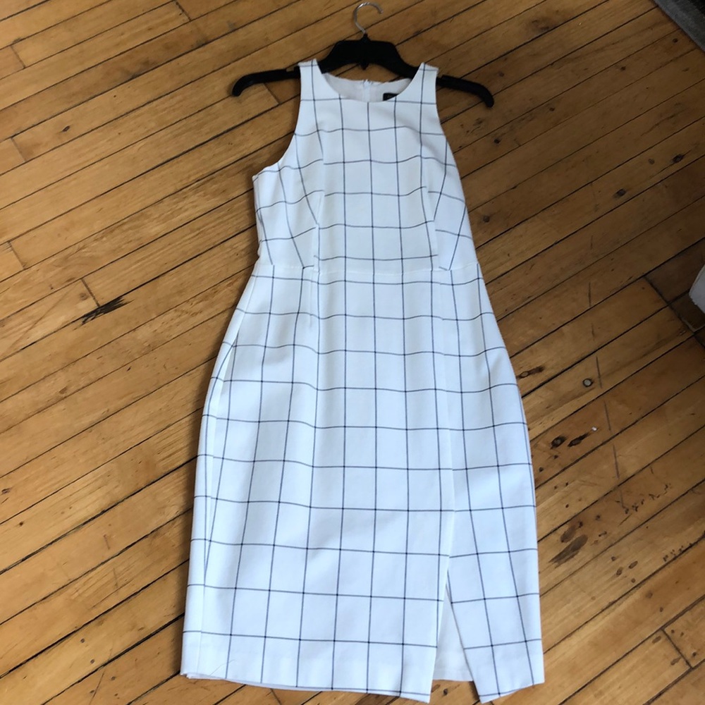 White dress for work or cocktail event